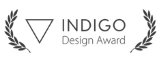 Indigo Design Award badge.